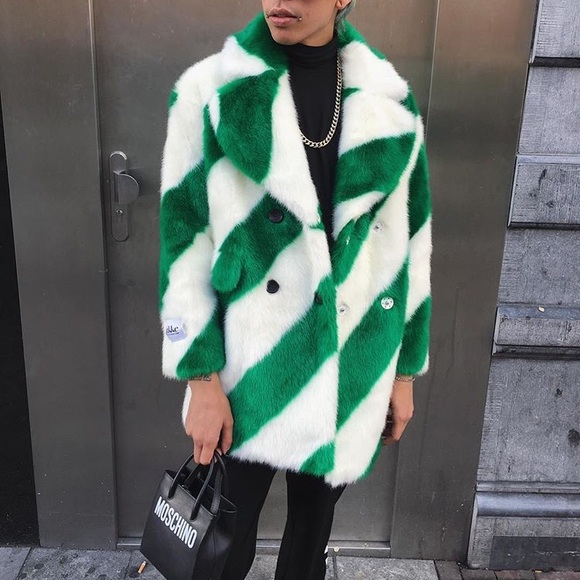 Jakke Zadie Faux fur jacket coat - Picture 5 of 8